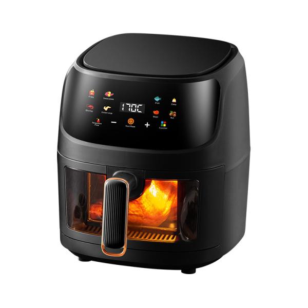 Home Musk ​Smart Digital Air Fryer (5.5L) with Panoramic Visual Basket