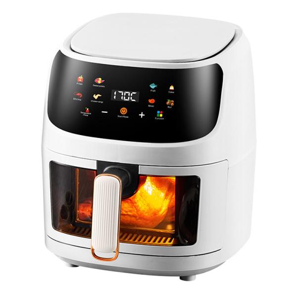 Home Musk ​Smart Digital Air Fryer (5.5L) with Panoramic Visual Basket