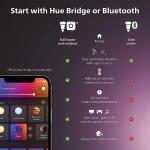 Philips Hue White and Color Ambiance A19 LED Smart Bulb