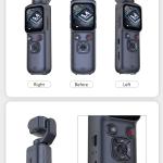 PocketPro X75 4K AI Gimbal Camera – 75MP Smart Vlogging Camera with Auto Face Tracking