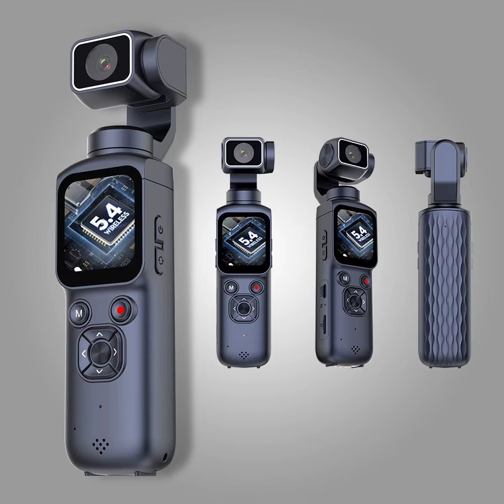PocketPro X75 4K AI Gimbal Camera – 75MP Smart Vlogging Camera with Auto Face Tracking