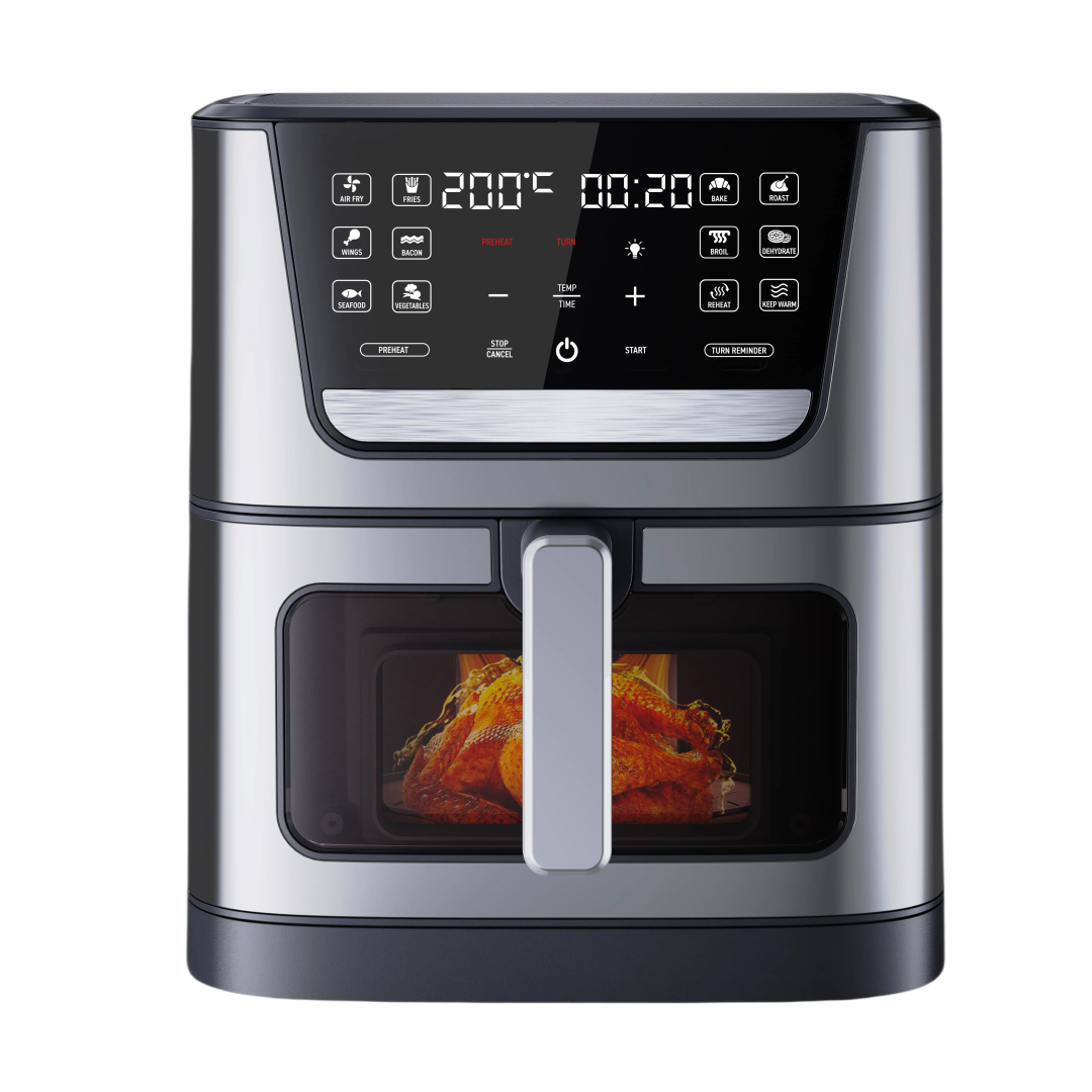 1700W Digital Air Fryer with an extra-large 8.1 to 10 liter capacity