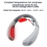 Smart Heated Neck Cervical Massager – USB Rechargeable Electric Pulse Neck & Shoulder Massager with 15 Intensity Levels