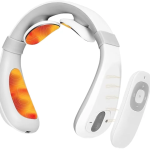 Smart Heated Neck Cervical Massager – USB Rechargeable Electric Pulse Neck & Shoulder Massager with 15 Intensity Levels