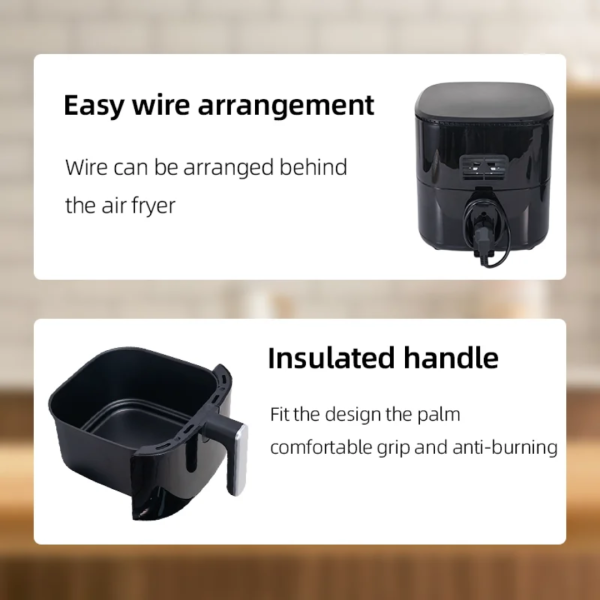 Home Musk Digital Air Fryer Model 7L Oil Free Professional