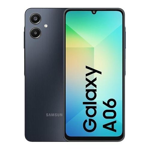 Samsung Galaxy A06, 6.7", 64GB + 4GB RAM (Dual SIM), 5000mAh, Black(2YRs WRTY)