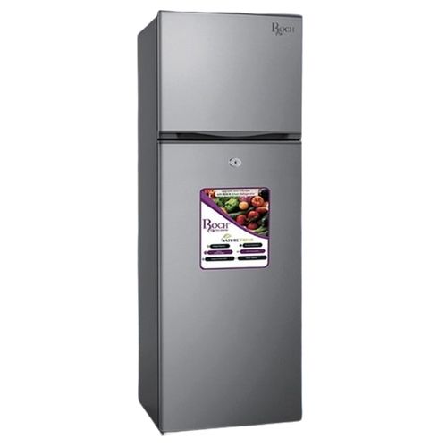 Roch RFR -175DT-W 160 Liters Double Door Top Freezer Defrost Fridge 142 Net Liters
