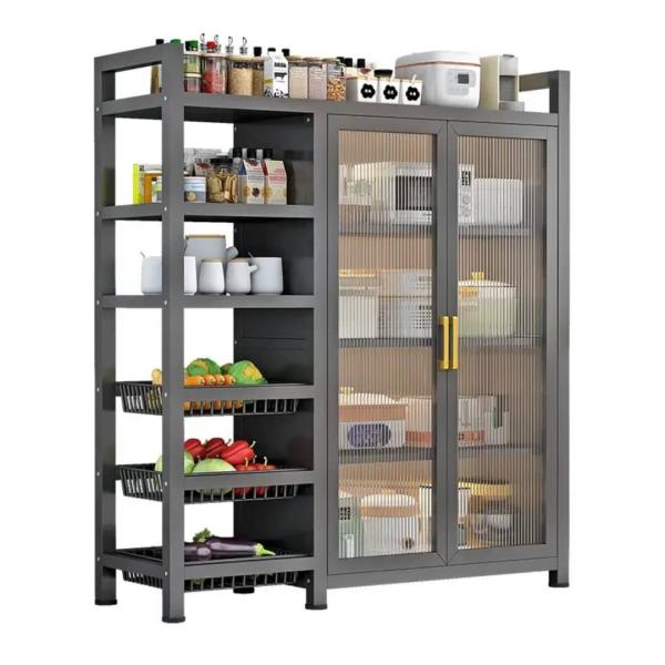 AI Overview Multi-Functional Kitchen Baker's Rack Pantry Cabinet