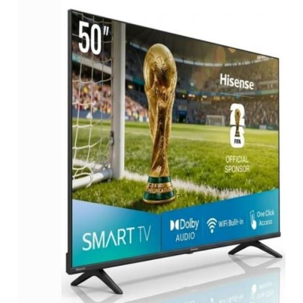 Hisense 50" UHD LED Smart TV (50A4Q) – Smart Streaming, Slim Bezel &