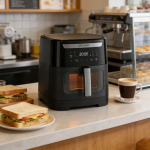 HOMEMUSK 6L Digital Air Fryer – 1600W Electric Oven with Touch Control & Non-Stick Basket