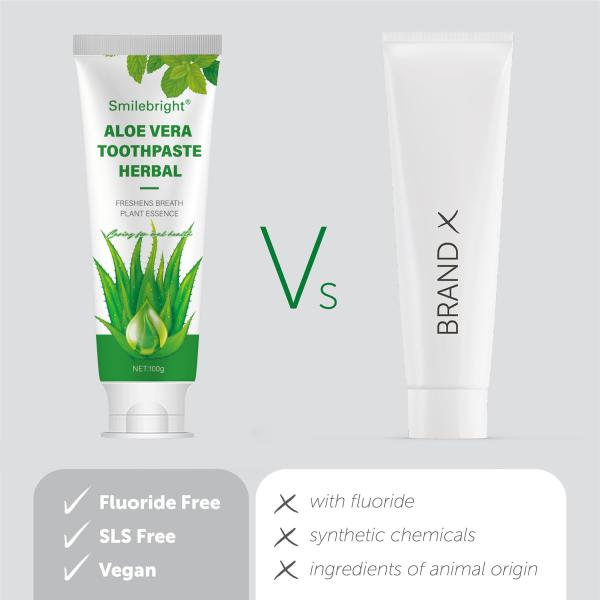 Smilebright Aloe Vera Herbal Toothpaste