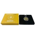 Gold Quantum Scalar Necklace Shungite Emf-protection Jewelry Quantum Energy Pendant