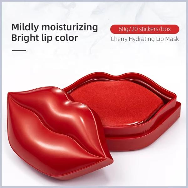Cherry Blossom Hydrogel Lip Mask Care Collagen Hydrating Pink Lip Mask