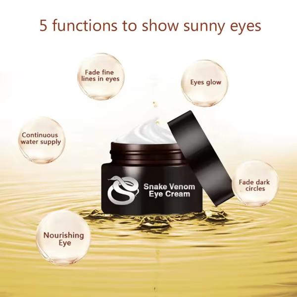 Ageless Eye Cream for Instant Eye Bag Removal Anti-Wrinkles Firming Lifting Beauty Snake Venom OEM Dark Cream