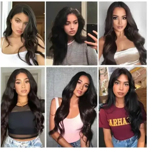 Women Hair Ladies Wigs Hair Girl Women Long Weave Curly Wig