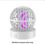 365nm USB-C Rechargeable UV Mosquito Killer Lamp – Portable Indoor Electric Bug Zapper with Protective Safety Grid