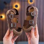 Children Sandals Boys Girls Soft Bottom Simple Solid Color Shoes