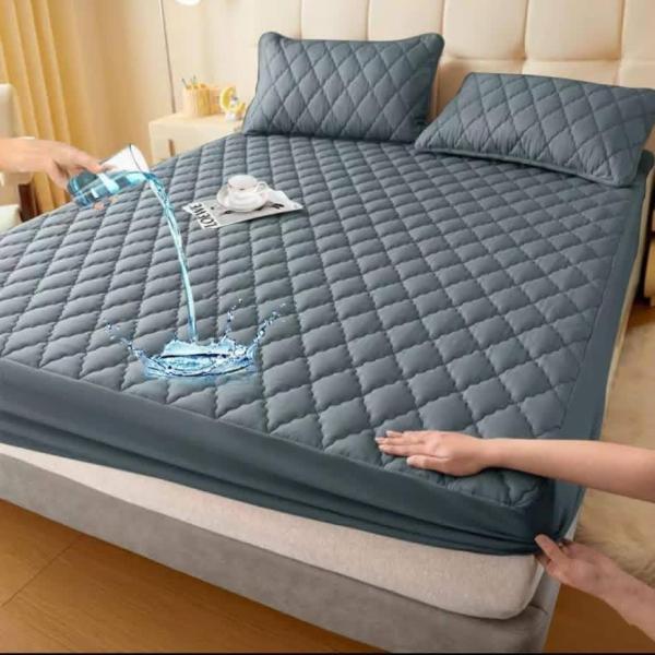 Premium Quilted Waterproof Fitted Mattress Protector – 4×6, 5×6 & 6×6 Feet