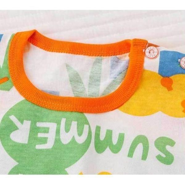 2Pcs/set 1-4 Y Kids Short Set,Baby Boy T-shirt + Shorts-Pure Cotton，Cute