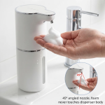 Automatic Soap Dispenser – 0.25s Rapid Infrared Sensor, USB Rechargeable & Drill-Free Wall Mount