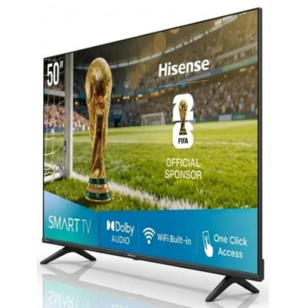 Hisense 50" UHD LED Smart TV (50A4Q) – Smart Streaming, Slim Bezel &