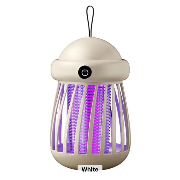 Portable UV Mosquito Killer Lamp – 3000V Stainless-Steel Electric Bug Zapper for Tabletop or Hanging Use
