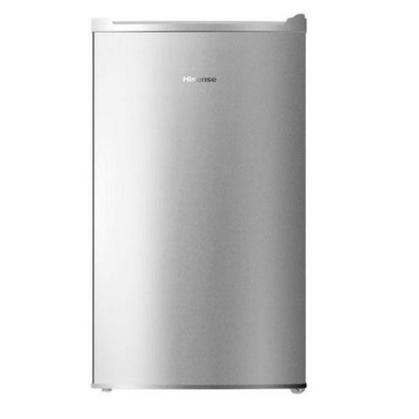 Hisense 120L Single Door Bar Refrigerator (RR120DAGS) – Internal Freezer, A+ Energy Rating & Tempered Glass Shelves (Silver)