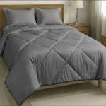 4piece Egyptian duvets (5by6 and 6by6) -2 pillowcases  - ⁠1 bedsheet  - ⁠1 duvet   Colors; Pink, White, Grey, Blue, Maroon, Green and Cream.