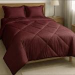 4piece Egyptian duvets (5by6 and 6by6) -2 pillowcases  - ⁠1 bedsheet  - ⁠1 duvet   Colors; Pink, White, Grey, Blue, Maroon, Green and Cream.
