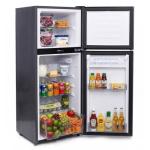 SPJ 149L Double Door Refrigerator (RF-GRY149C) – Dark Grey, A+ Energy Rating & Smart Cooling