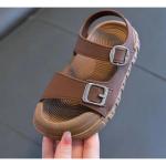 Children Sandals Boys Girls Soft Bottom Simple Solid Color Shoes